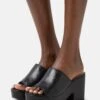 Wide Fit - Mules À Talons - Black -Anna Field 00e6cd6ee65246ae90cda63500b898a8