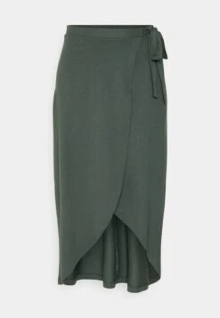 Anna Field Basic Wrap Over Midi Skirt - Jupe Trapèze - Light Green -Anna Field 01b03c6b375842bc8850908e3d5e14f2