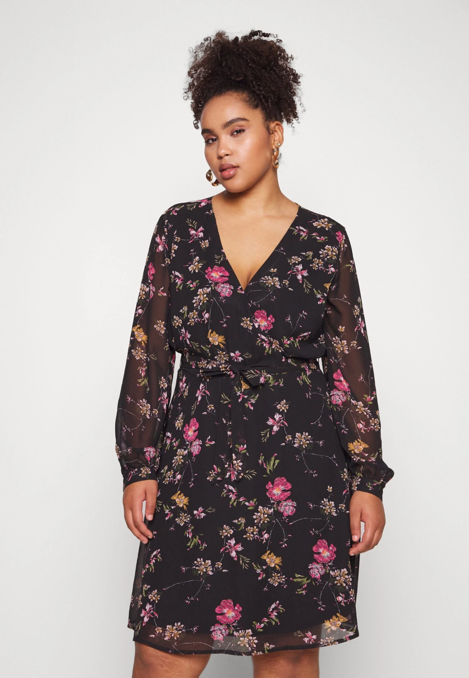 Robe De Jour - Black/Pink 3 Robe De Jour - Black/Pink