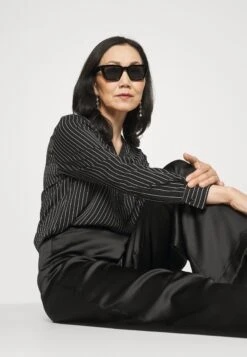 Anna Field T-Shirt À Manches Longues - Black/White -Anna Field 067462f5c0a24b1e9d5ace8b3d297d03