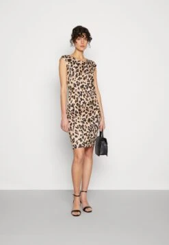 Anna Field Robe En Jersey - Black/Beige/Multi-Coloured -Anna Field 094e8d211664487abc9de7b5bfcc6c2f