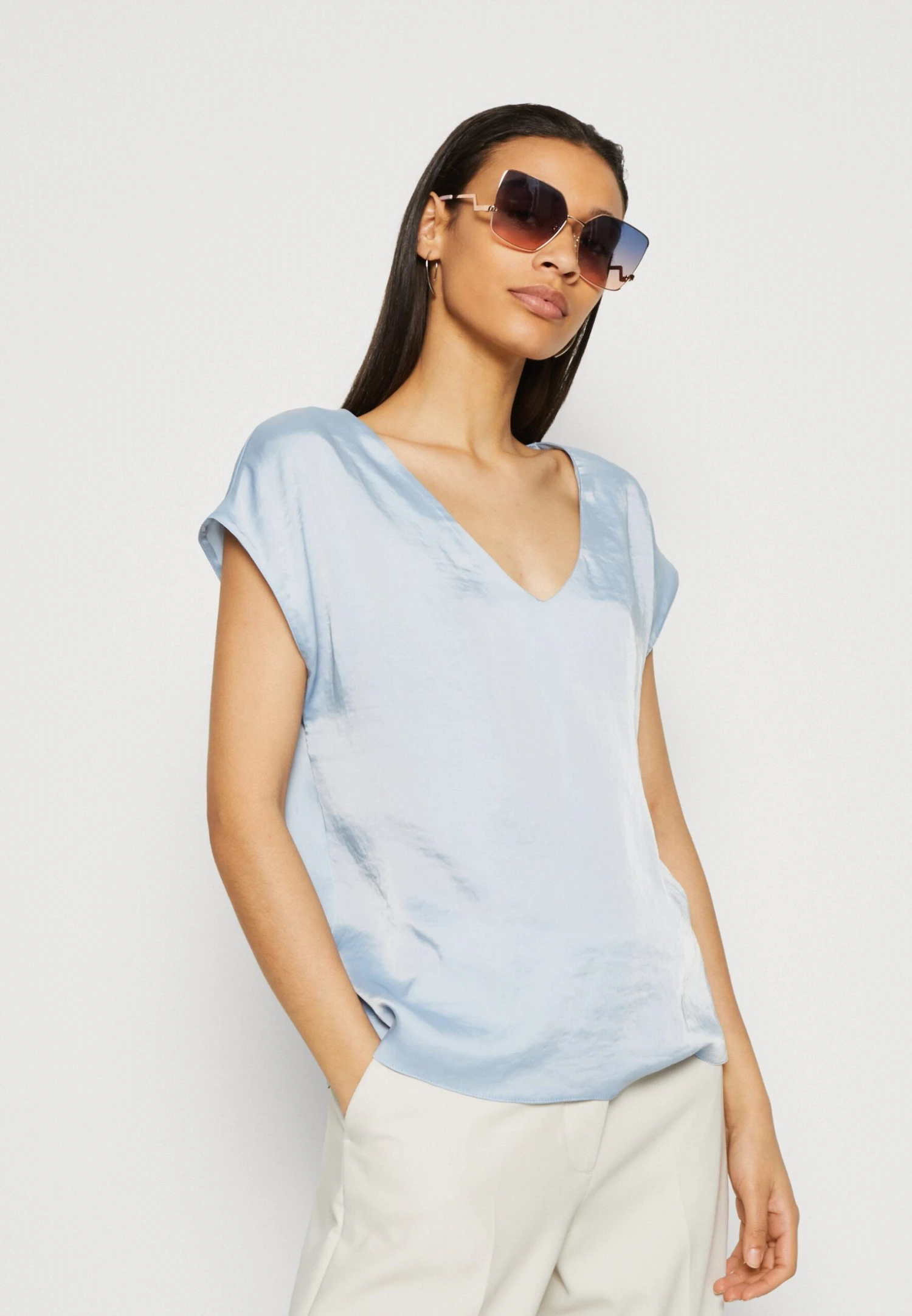 Anna Field T-Shirt Basique - Light Blue 6 Anna Field T-Shirt Basique - Light Blue – Image 4