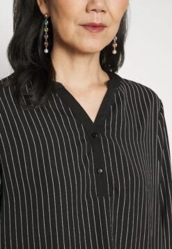 Anna Field T-Shirt À Manches Longues - Black/White -Anna Field 0e2c139f3cc241a0aab3bc355f0ed75f