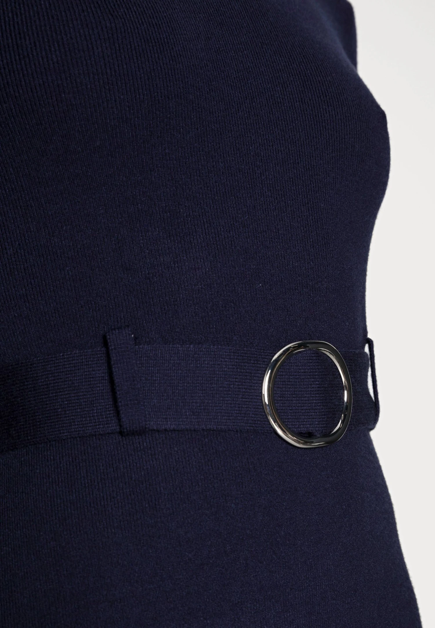 Anna Field Crew Ausschnitt Mini Strickkleid Mit Gürtel - Robe Pull - Dark Blue 7 Anna Field Crew Ausschnitt Mini Strickkleid Mit Gürtel - Robe Pull - Dark Blue – Image 5