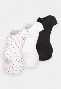 3Pack - T-Shirt Imprimé - White/Black