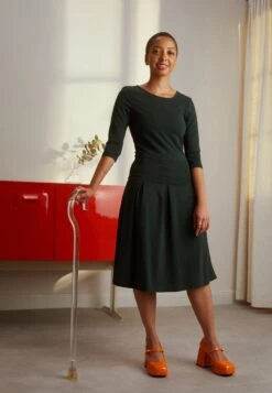 Anna Field Robe En Jersey - Dark Green