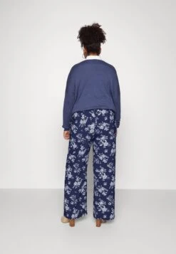 Wide Leg Pant - Pantalon Classique - Dark Blue/Off-White -Anna Field 2e68d179738647d4bf9a6c877c3fe436