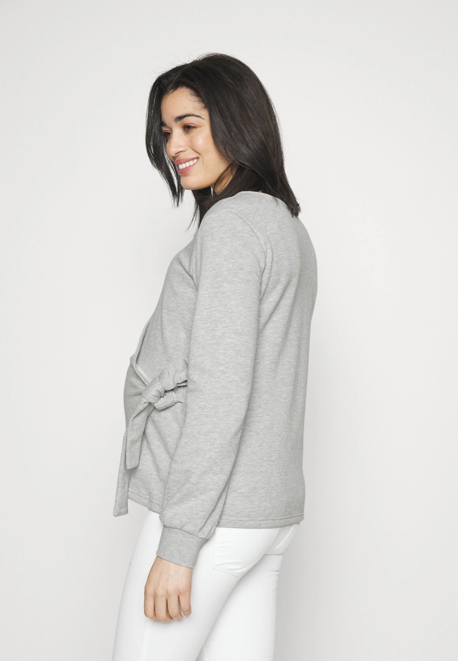 Sweat Zippé - Mottled Light Grey 5 Sweat Zippé - Mottled Light Grey – Image 3