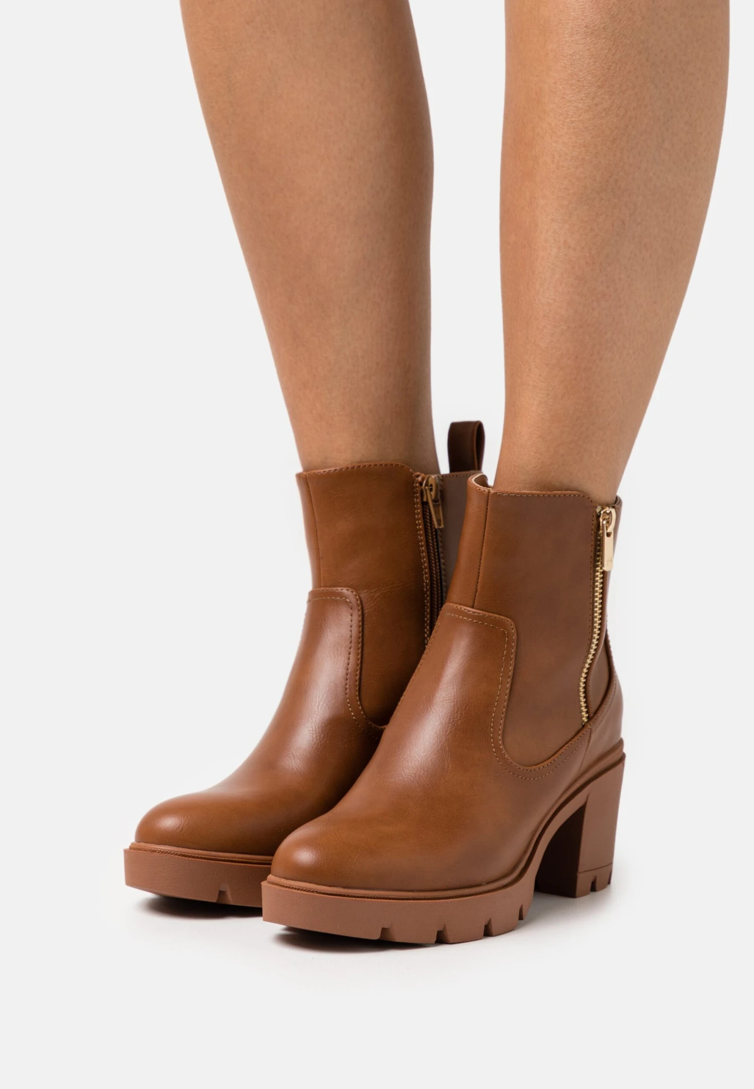 Anna Field Bottines À Plateau - Cognac 3 Anna Field Bottines À Plateau - Cognac