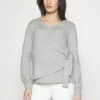 Sweat Zippé - Mottled Light Grey -Anna Field 53fe36eb30724d439c82c780f13f6918