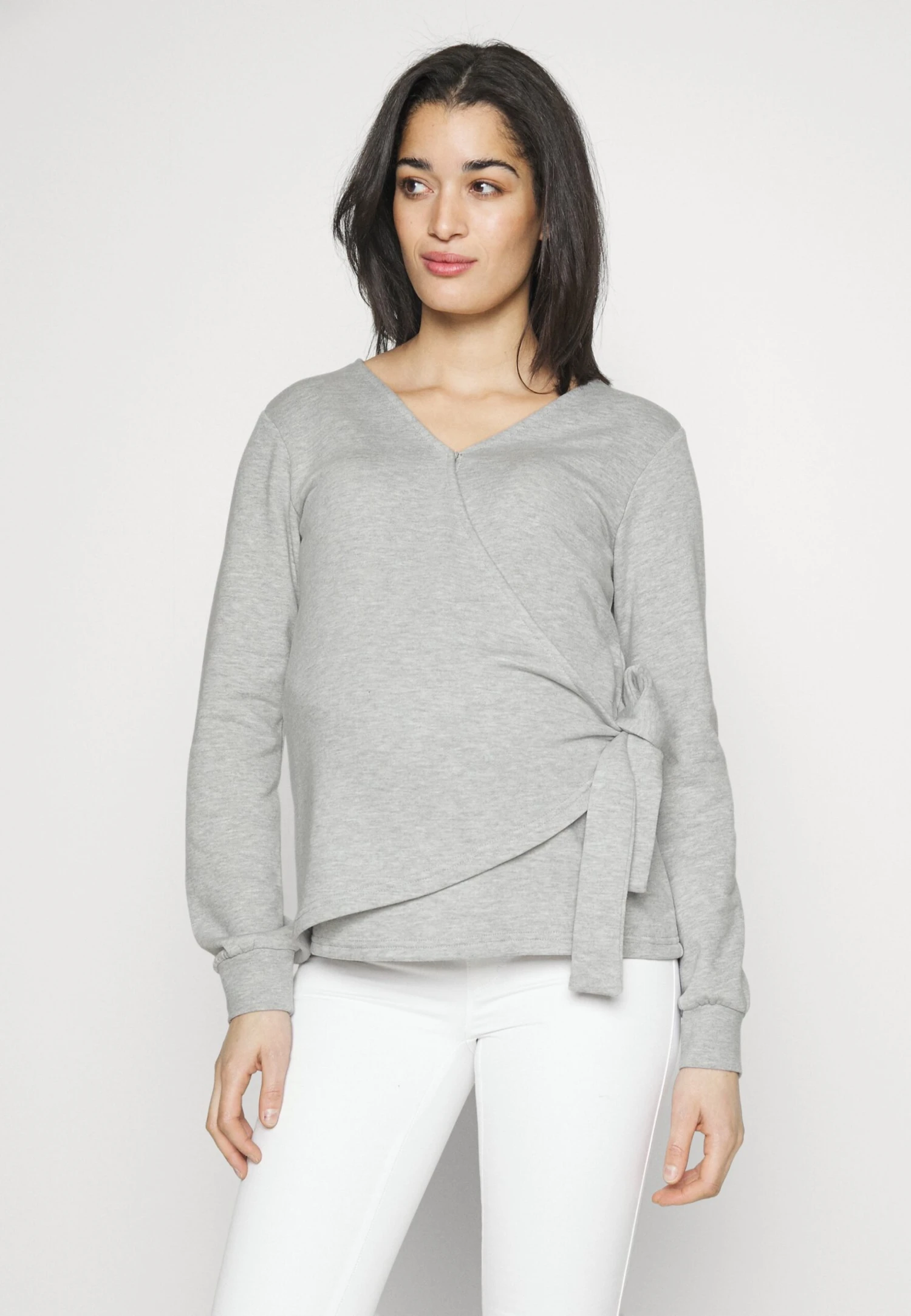 Sweat Zippé - Mottled Light Grey 3 Sweat Zippé - Mottled Light Grey