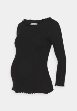 Long Sleeved Top - T-Shirt À Manches Longues - Black