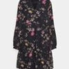 Anna Field Robe De Jour - Black/Pink -Anna Field 594710aa08ce424d9a2c941b80854073