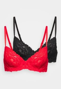 Anna Field 2 Pack - Soutien-Gorge À Armatures - Red/Black -Anna Field 605e1b6982ba42988fb06c7facafff1b