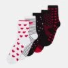Anna Field 5 Pack - Chaussettes - Black/White -Anna Field 71cfe970d29649f2a5a840ce50ad87e8