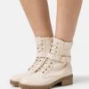 Anna Field Bottines À Lacets - Beige -Anna Field 87f424c0f6c44a8fa6993f1b2a31cfba