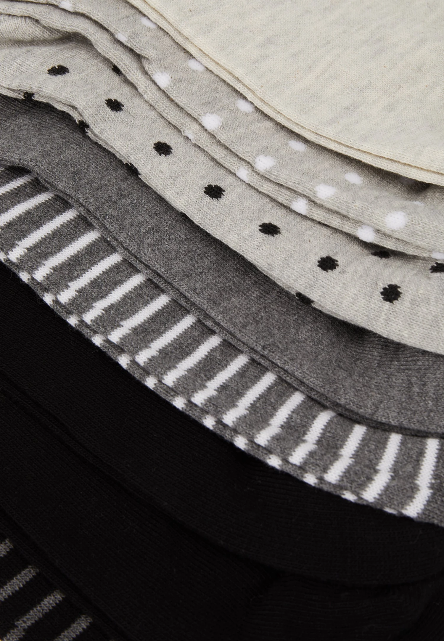 Anna Field 8Pp Spot Stripe - Chaussettes - Grey 5 Anna Field 8Pp Spot Stripe - Chaussettes - Grey – Image 3