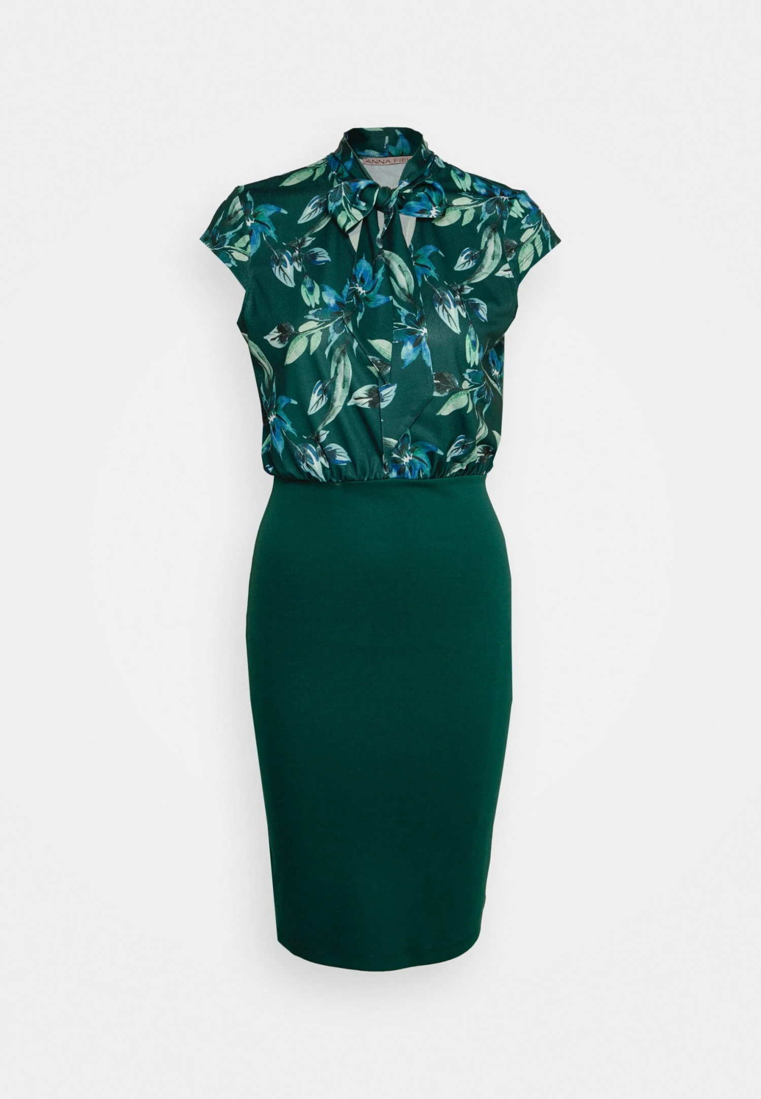 Anna Field Robe Fourreau - Dark Green-Multi-Coloured 6 Anna Field Robe Fourreau - Dark Green-Multi-Coloured – Image 4