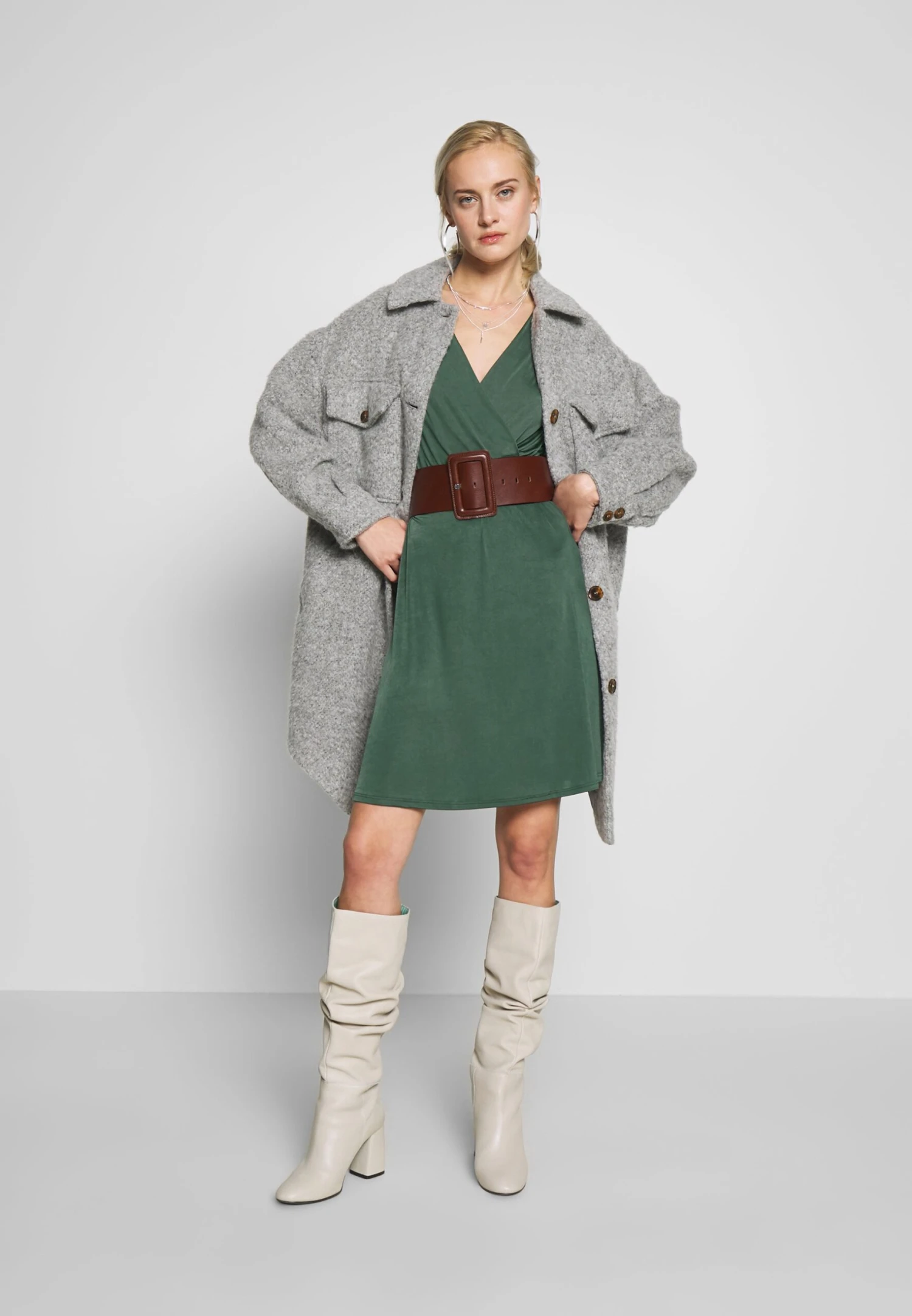 Anna Field Robe En Jersey - Scarab 4 Anna Field Robe En Jersey - Scarab – Image 2