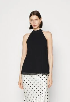 Anna Field Woven Plissee Top - Débardeur - Black