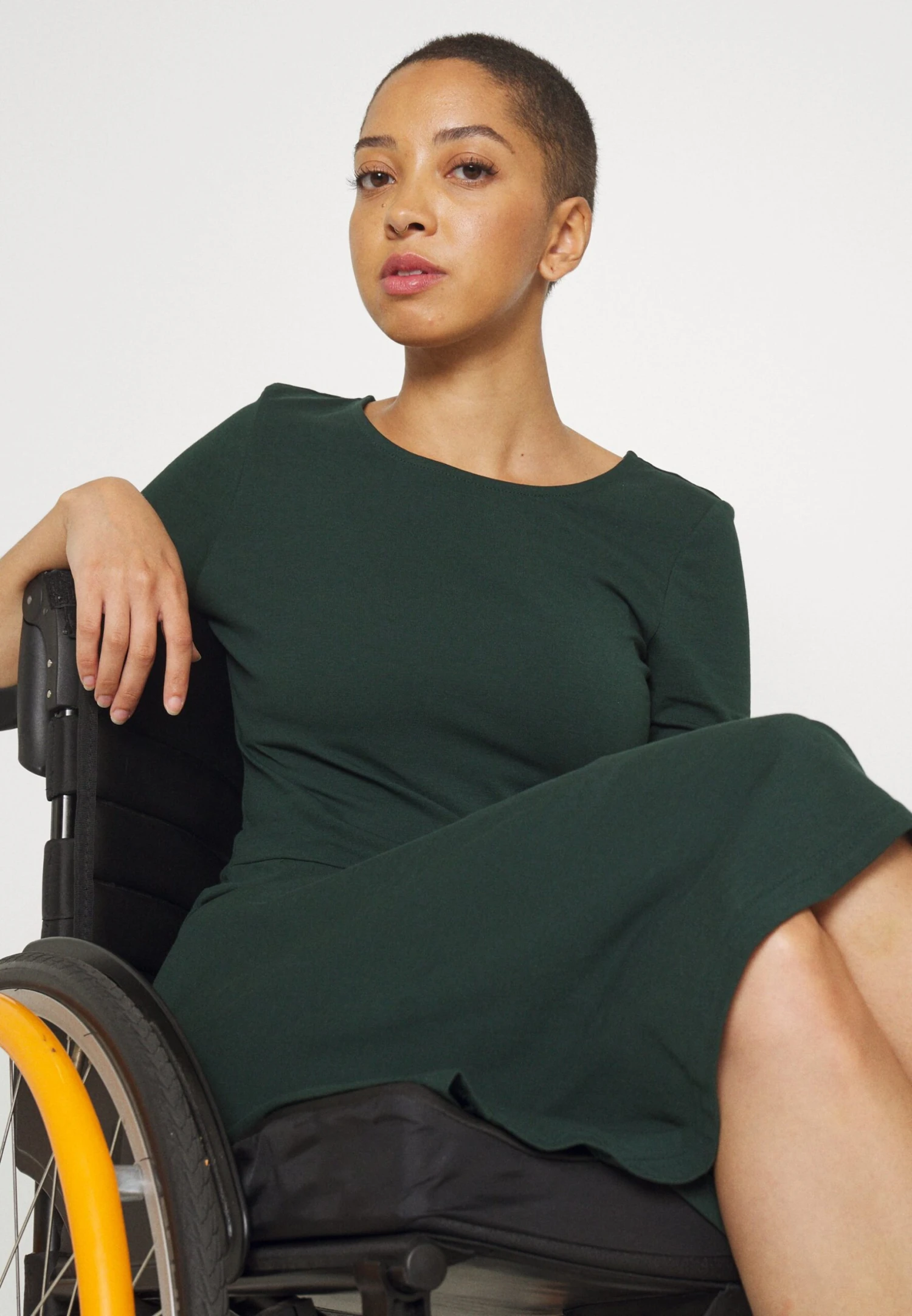 Anna Field Robe En Jersey - Dark Green 10 Anna Field Robe En Jersey - Dark Green – Image 8