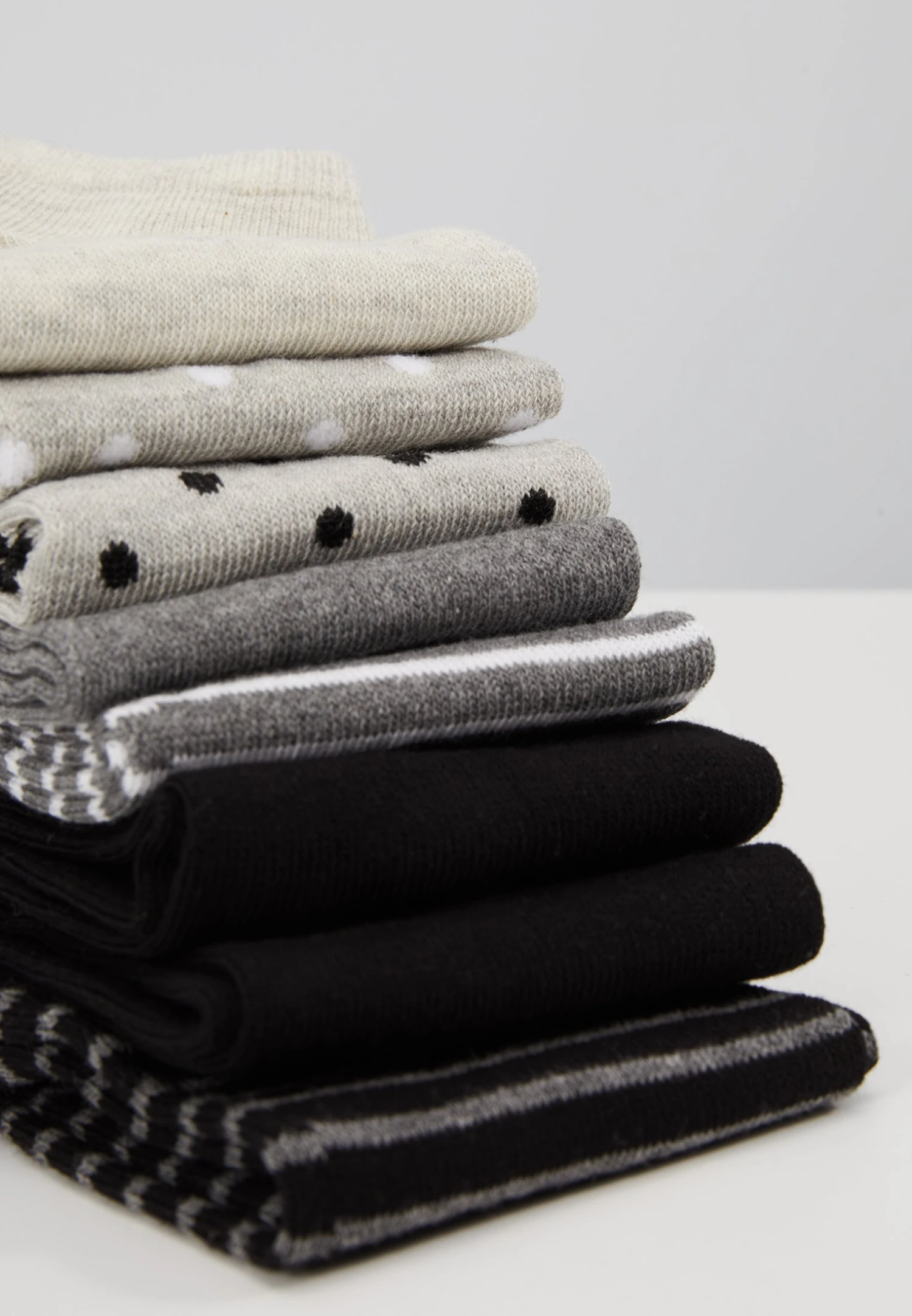 Anna Field 8Pp Spot Stripe - Chaussettes - Grey 6 Anna Field 8Pp Spot Stripe - Chaussettes - Grey – Image 4