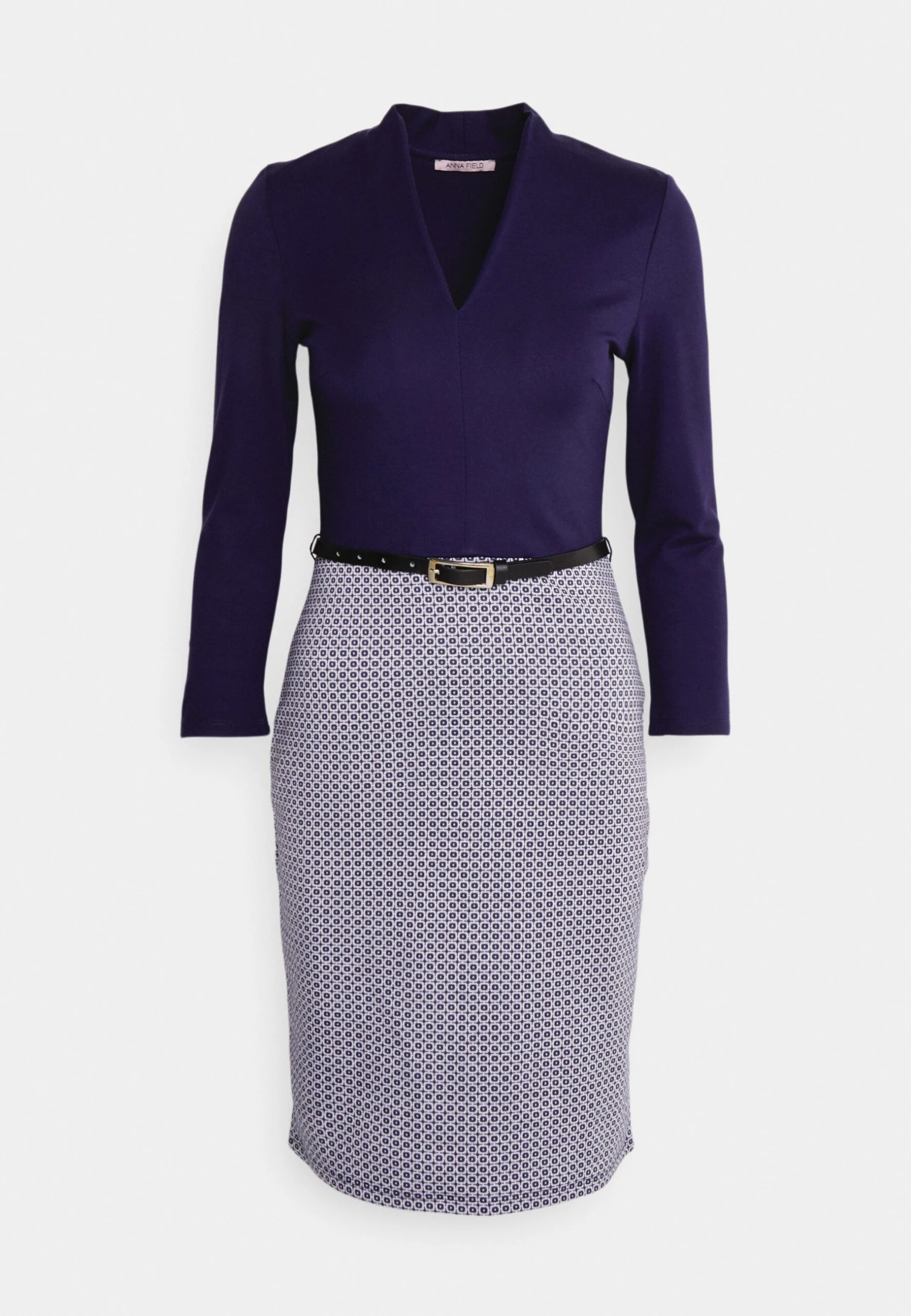 Anna Field Robe Fourreau - Dark Blue/White 6 Anna Field Robe Fourreau - Dark Blue/White â Image 4