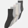 Anna Field 5 Pack - Chaussettes - Black/Grey -Anna Field c9d3ce9961794b6aa47248952f7fb165
