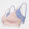 Anna Field 2 Pack - Soutien-Gorge Invisible - Dark Blue/Pink -Anna Field da939e5715db47fa99016e2055feab52