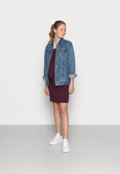 2Er Pack Nursing Function Dress - Robe Fourreau - Black/Bordeaux