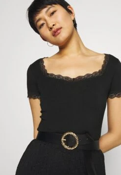 Anna Field T-Shirt Basique - Black -Anna Field f3bb6e1636aa46fe80ac585f9e98b5dc